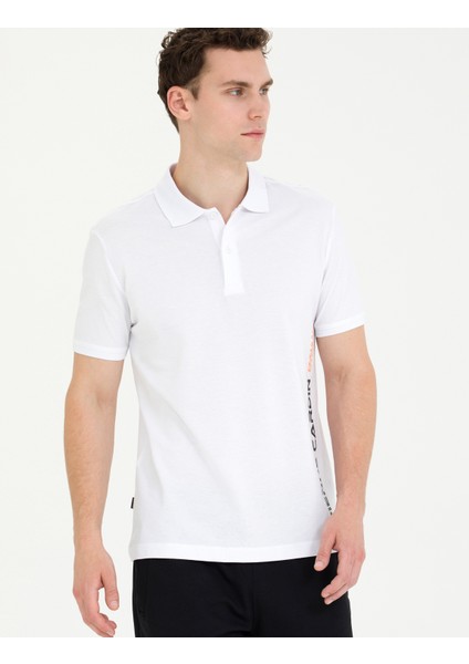 Pierre Cardin Erkek Beyaz Slim Fit Polo Yaka Tişört 50273571-VR013