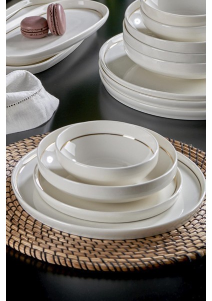 N3489 Velvet Gold 56 Parça Yemek Takımı fırsatları