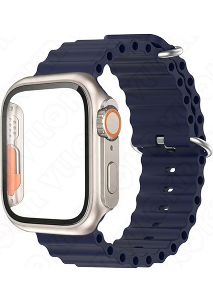 Apple Watch 45MM Saat Ultraya Çevirici Kasa ve Kordon Takım