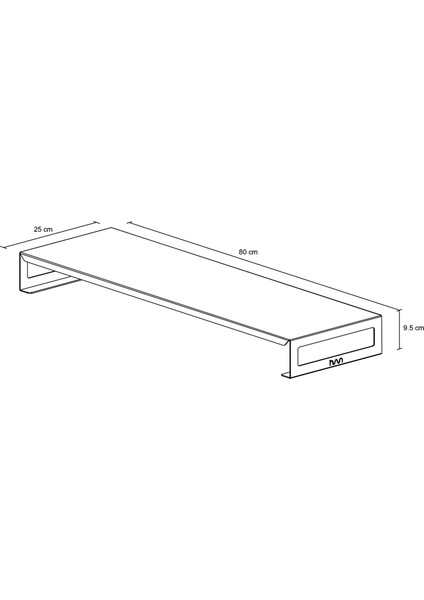 Hansdo Dual Monitör Standı – Ikili Monitör Standı – Monitör Yükseltici – Metal – Siyah – SMS4BL