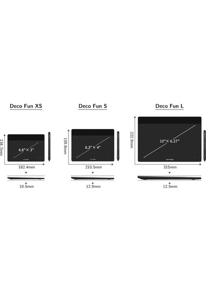 Deco Fun S Grafik Tablet Siyah