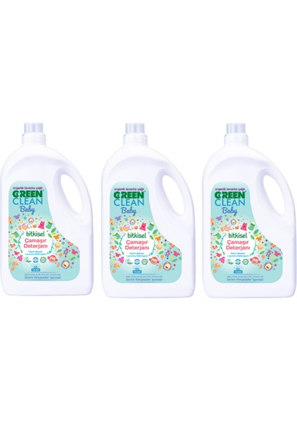 Baby Bitkisel Çamaşır Deterjanı 3x 2750 ml Lavanta