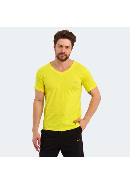 SARGON KTN Erkek Tişört Açık Sarı