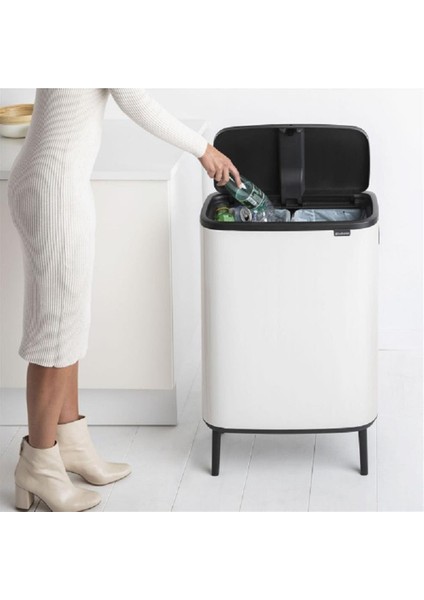 Evrekala Shop Dokunmatik Xl Çöp Kutusu 30+30 Lt Brabantia Bo Bin Bölmeli Çöp Kovası fiyatları