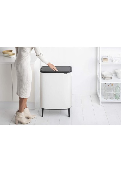 Evrekala Shop Dokunmatik Xl Çöp Kutusu 30+30 Lt Brabantia Bo Bin Bölmeli Çöp Kovası modelleri