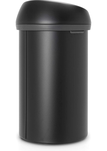 Evrekala Shop Çöp Kutusu 60 Litre Brabantia New Moonlight Matte Black Touch Bin