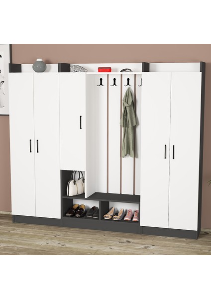 Lityum-1-3-3 Portmanto Vestiyer Ayakkabılık RS14