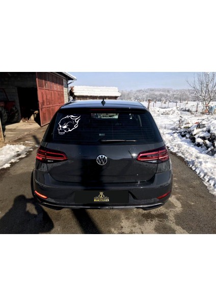 Alevli Kuru Kafa Sticker fiyatları