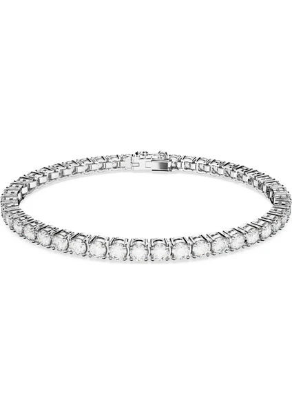 5648938 Swarovski Bilezik Re Matrix:bracelet S Whi/rhs L