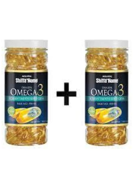 Shiffa Home Omega 3 200 Kapsül & 1000 mg x 2 Adet