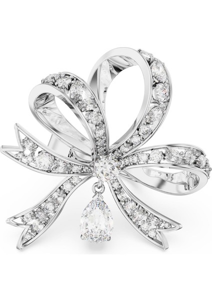 5647566 Swarovski Yüzük Volta:ring L Bow Whi/rhs 55