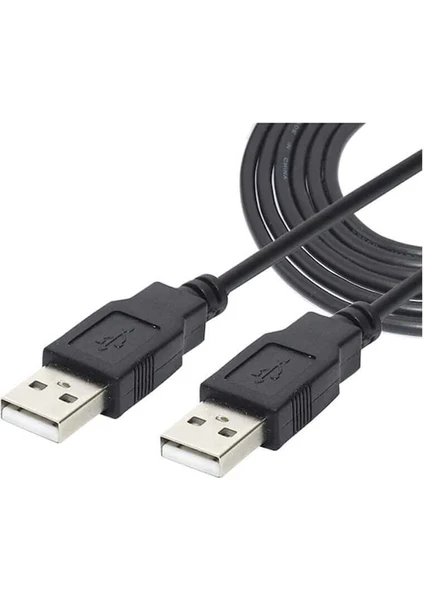 USB 2.0 Erkek Erkek Kablo - Iki Ucu USB Kısa Kablo - 60CM