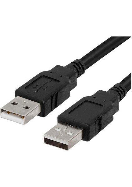 USB 2.0 Erkek Erkek Kablo - Iki Ucu USB Kısa Kablo - 60CM