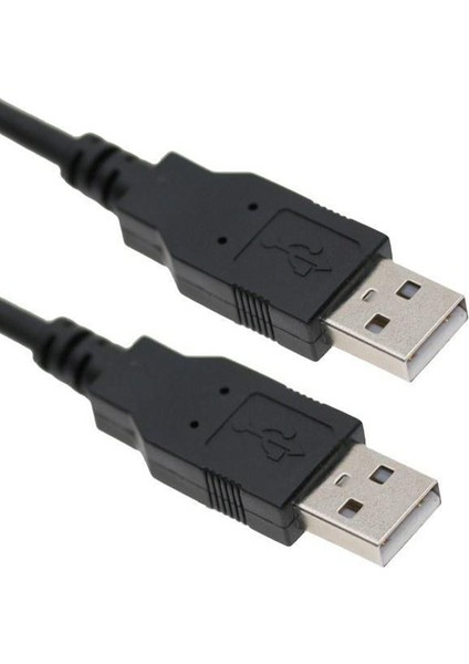 USB 2.0 Erkek Erkek Kablo - Iki Ucu USB Kısa Kablo - 60CM