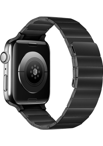 Apple Watch 38MM 40MM 41MM Kordon 1/2/3/4/5/6/se/7/8 Mıknatıslı Baklalı Metal Kordon