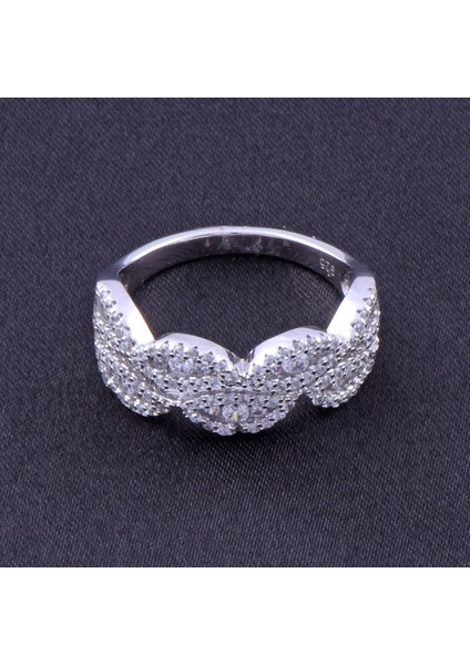 Göz Taşlı Bayan Yüzük Zrk 2200 3.7 gr NS-04136