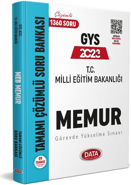 2023 GYS MEB Memur Tamamı Çözümlü Soru Bankası Ve Deneme Sınavı Seti