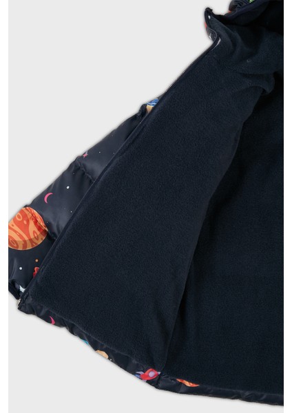 Ekstra Dolgulu İçi Yumuşak Polarlı Kapüşonlu Şişme Mont Erkek Çocuk MONT 5763003 modelleri