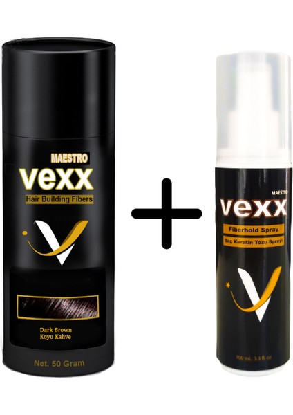 Vexx 50 gr Saç Tozu + 100 ml Sabitleyici Sprey Set