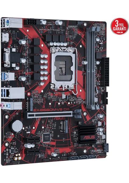 EX-B660M-V5 D4 Ddr4 5333(OC)MHZ VGA HDMI Matx