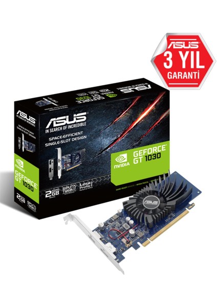 GT1030-2G-BRK 2gb Ddr5 Hdmı/dvı 64BİT