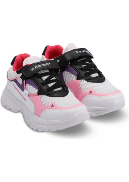 KEKOA IN Kız Çocuk Sneaker Koşu & Yürüyüş Ayakkabısı Beyaz / Pembe