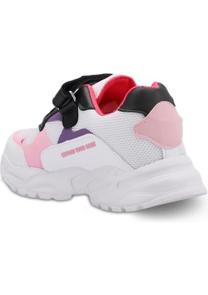 KEKOA IN Kız Çocuk Sneaker Koşu & Yürüyüş Ayakkabısı Beyaz / Pembe