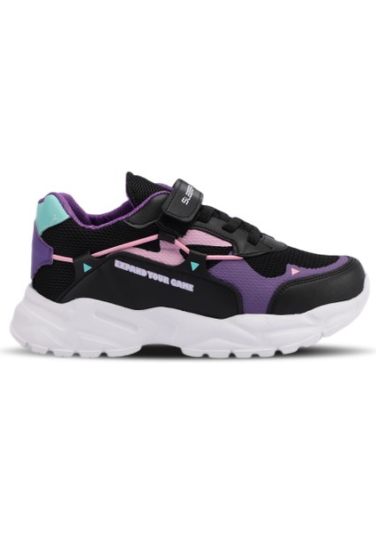 KEKOA IN Kız Çocuk Sneaker Koşu & Yürüyüş Ayakkabısı Siyah / Mor