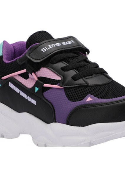 KEKOA IN Kız Çocuk Sneaker Koşu & Yürüyüş Ayakkabısı Siyah / Mor fırsatları
