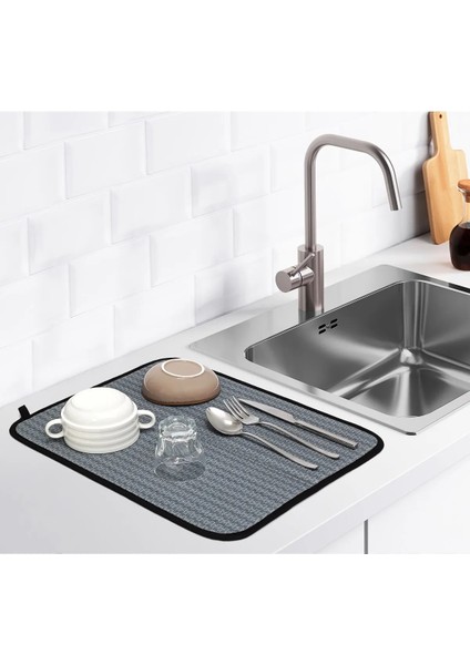 Bulaşık Kurutma Matı Bulaşık Matı 35 x 45 cm