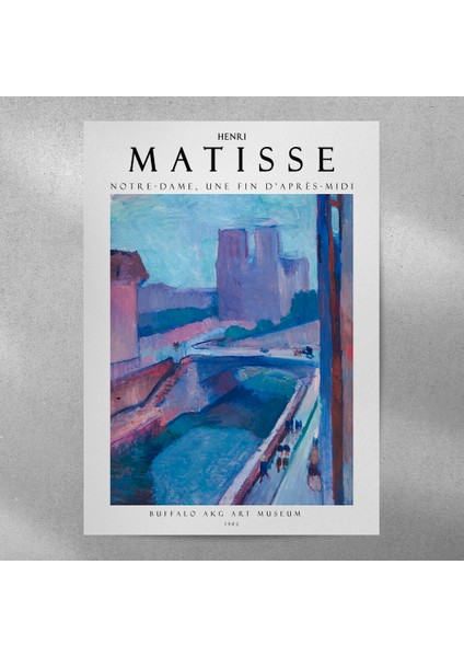 Henri Matisse Notre-Dame, Öğleden Sonra Posteri Çerçevesiz