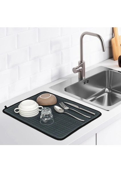 Bulaşık Kurutma Matı Bulaşık Matı 35 x 45 cm