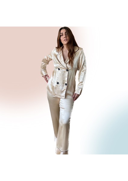 Luxury Saten Pijama Takımı modelleri