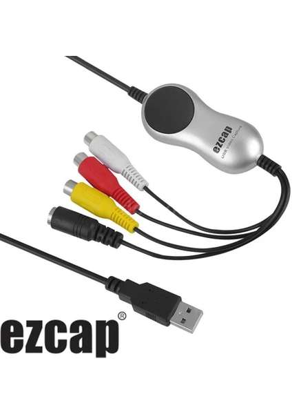 Ezcap 170 USB 2.0 Vhs Hi8 Analog Video Capture Görüntü Yakalama Kartı