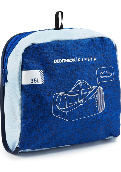 Kipsta Spor Çantası - 35L - Siyah - Essential 49 x 26 x 25 cm Mavi Meridyendukkan