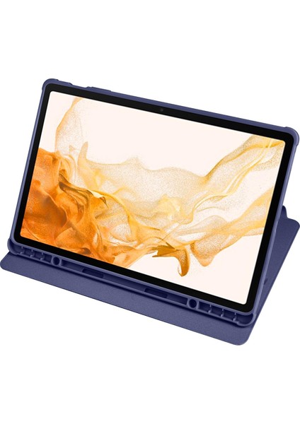 Galaxy Tab S8 Plus 12.4" Uyumlu Kılıf Kalem Bölmeli Yatay Dikey Standlı 360 Dönebilen Akıllı Kapak indirimleri