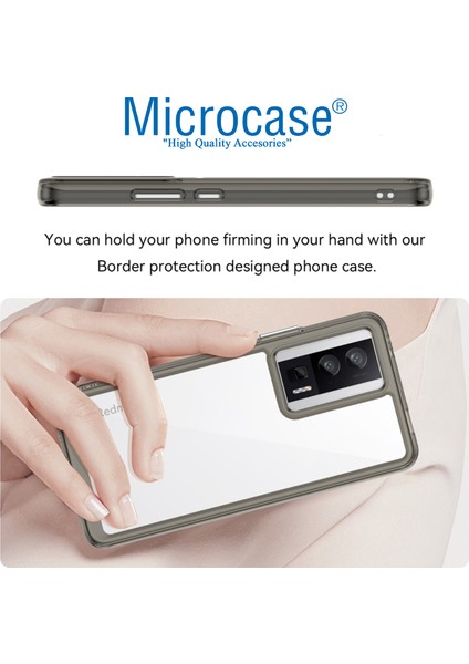 Xiaomi Poco F5 Pro / Redmi K60 Pro Shield Serisi Darbeye Dayanıklı Köşe Korumalı Yarı Esnek Plastik Tpu Kılıf - AL8100 modelleri