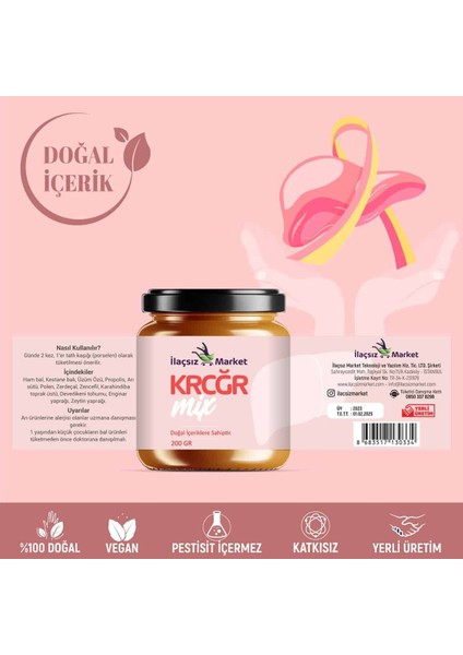 Ilaçsız Market Karaciğr Macunu 200 gr