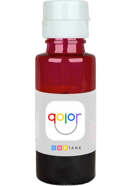 Qolor Hp GT52 Için Kırmızı Yazıcı Mürekkebi - 70ML