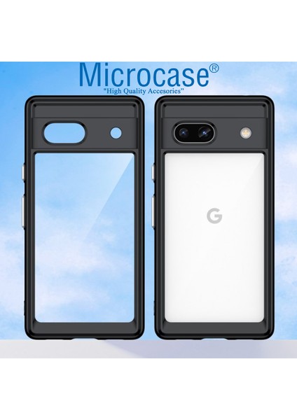 Google Pixel 7A Shield Serisi Darbeye Dayanıklı Köşe Korumalı Yarı Esnek Plastik Tpu Kılıf - AL8100 indirimleri