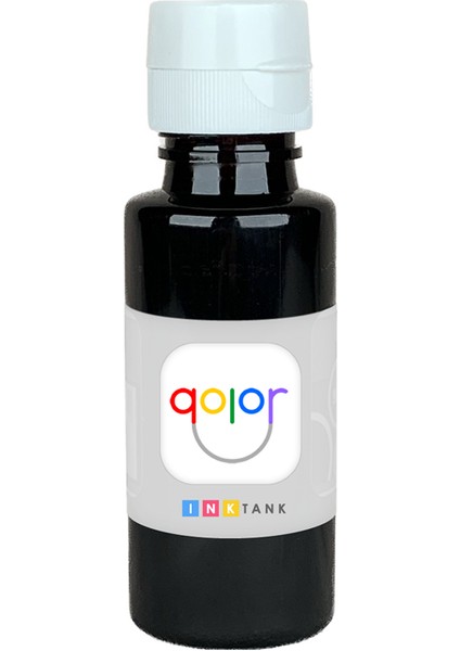 Qolor Hp GT51 İçin Siyah Yazıcı Mürekkebi - 90ML