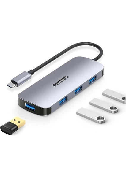 SWR1651B Type-C To 4 Portlu Usb-A 3.2 Hub Çoklayıcı Adaptör