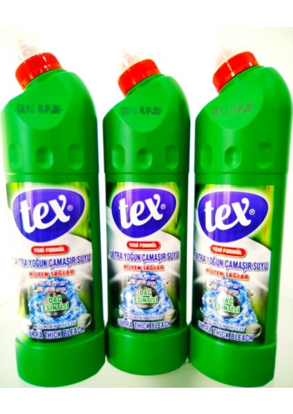 Ultra Yoğun Çamaşır Suyu 750 ml x 3 Adet Dağ Esintisi