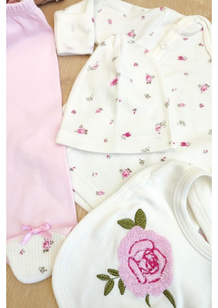 Kız Bebek Pembe Takım 3 Lü Hastane Çıkışı Seti STL6161 fiyatları