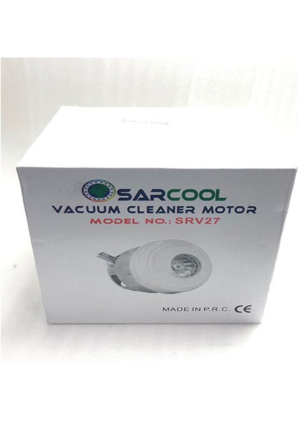 Süpürge Motoru (SRV27) Bosch Yeni Tip (Orj Model) (Sarcool) (Çıkıntılı)