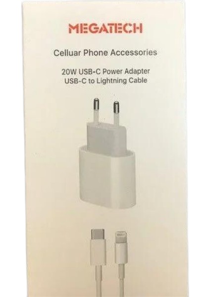 20W Usb-C Power Adaptör+Usb-C To Lightning Kablo