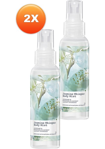 Jasmine Whisper Yasemin ve Manolya Kokulu Vücut Spreyi 100 Ml. Ikili Set fiyatları