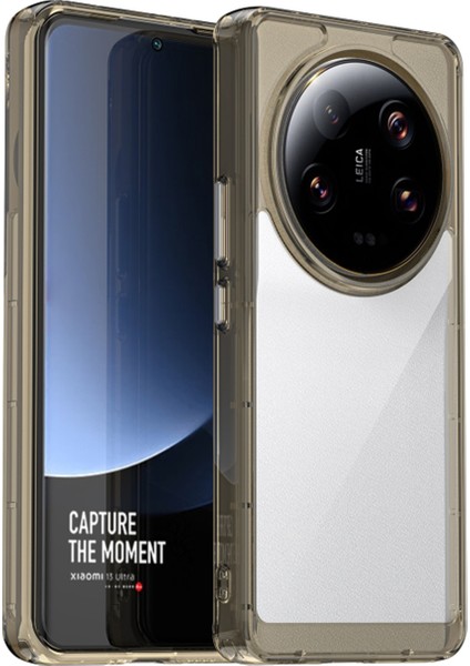 Xiaomi 13 Ultra Shield Serisi Darbeye Dayanıklı Köşe Korumalı Yarı Esnek Plastik Tpu Kılıf - AL8100