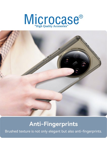 Xiaomi 13 Ultra Shield Serisi Darbeye Dayanıklı Köşe Korumalı Yarı Esnek Plastik Tpu Kılıf - AL8100 modelleri