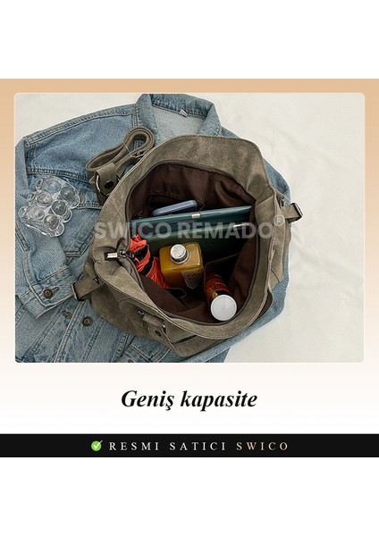 Kadınlar Için Büyük Kapasiteli Omuz Çantası Tote Çanta (Yurt Dışından) fırsatları